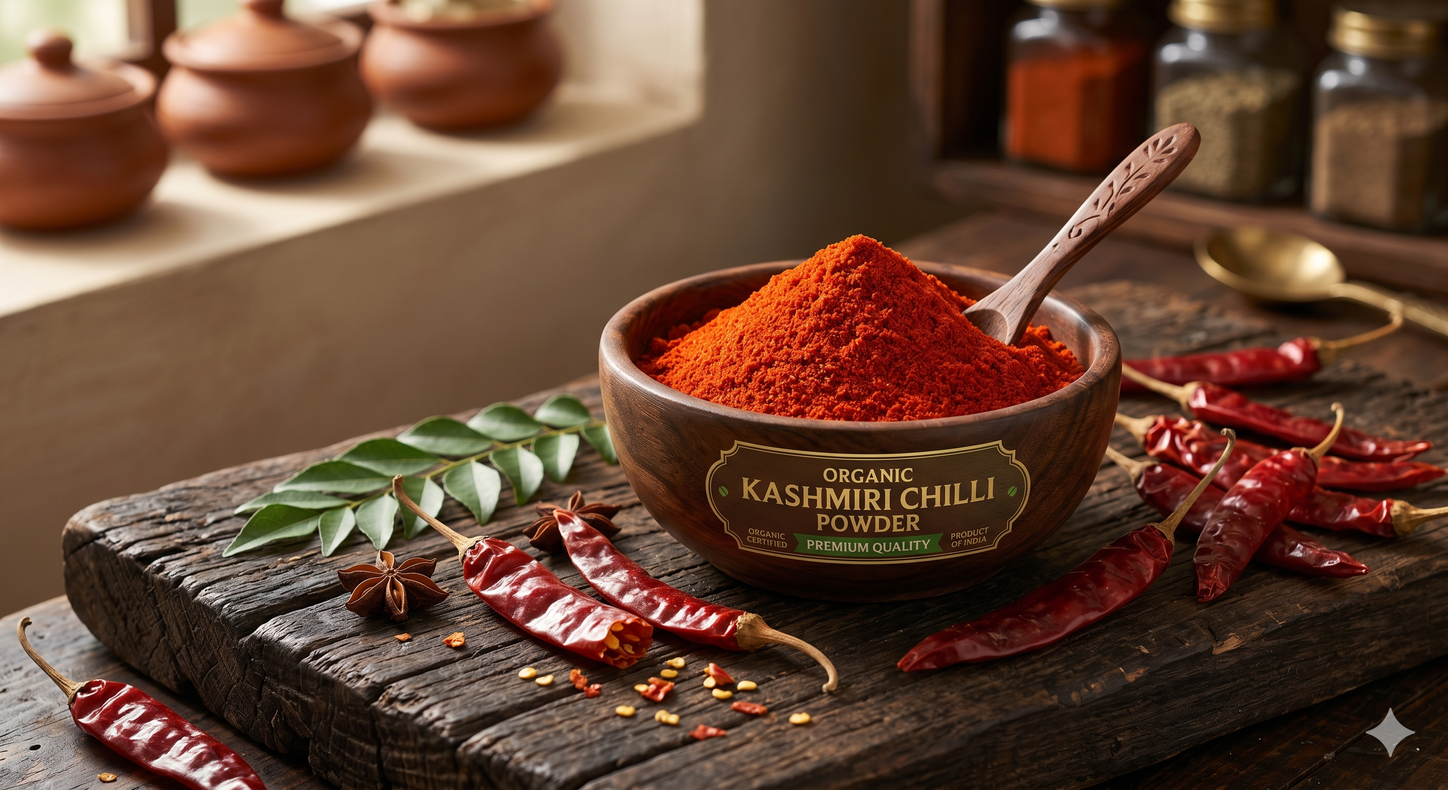 Organic Kashmiri Chilli Powder JAMMU